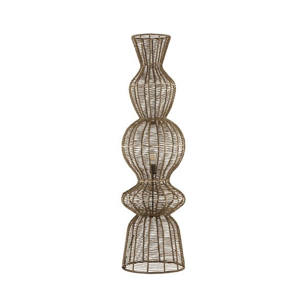 Natūralios spalvos iš virvės pastatomas šviestuvas (aukštis 136 cm) Breena – Nova Luce