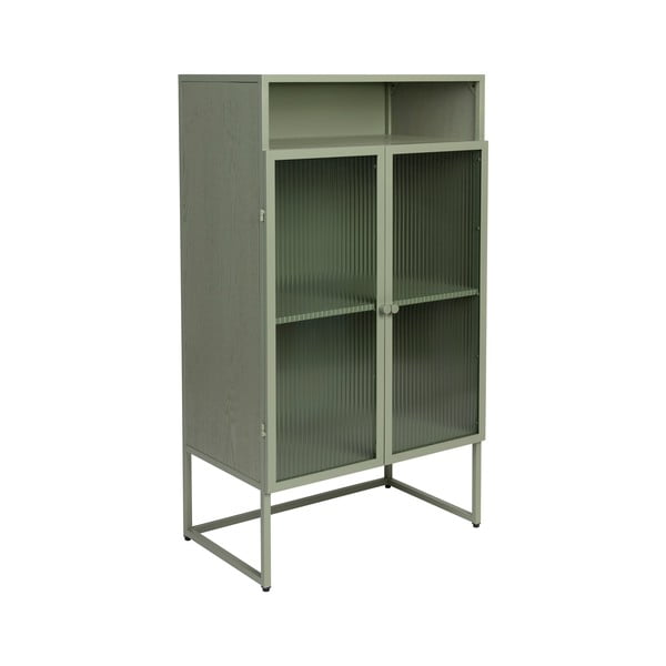 Vitrina žalios spalvos 60x105 cm Herbe – White Label-image-2