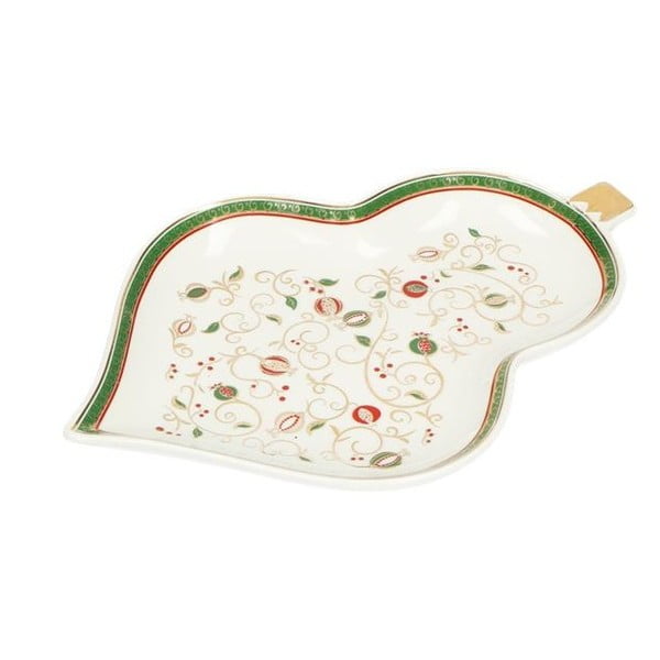 Serviruojama lėkštė su kalėdiniu motyvu Brandani Tempo di Festa, 22,5 cm ilgio
