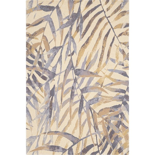 Kilimas iš vilnos smėlio spalvos 133x180 cm Florid – Agnella