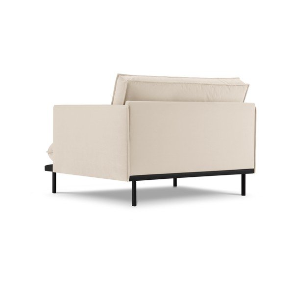 Iš velveto krėslas smėlio spalvos Auguste – Interieurs 86-image-3