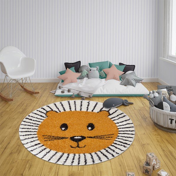 Vaikiškas kilimas Zala Living Design Lion Thal, ø 160 cm-image-1