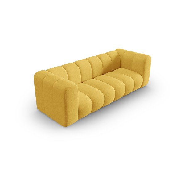 Sofa geltonos spalvos 228 cm Lupine – Micadoni Home-image-3