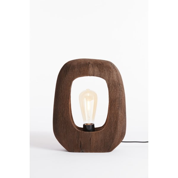Stalinis šviestuvas rudos spalvos (aukštis 30 cm) Kelafo – Light & Living-image-3