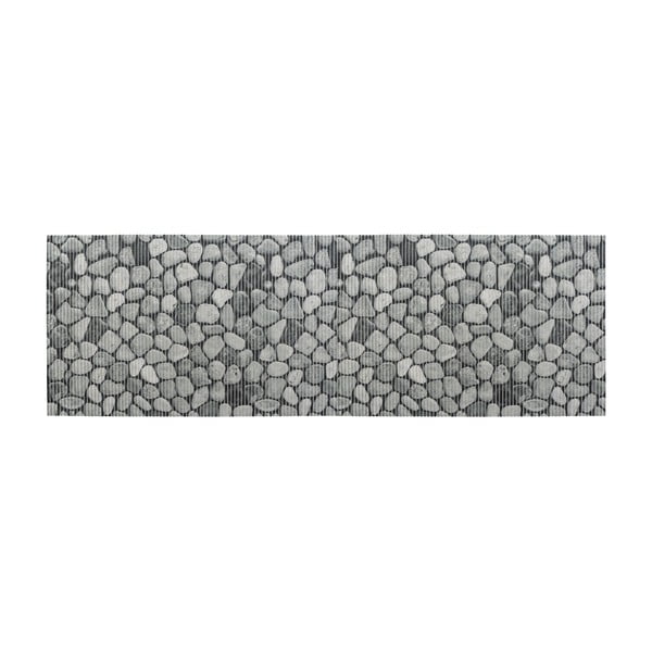 Pilkas plastikinis vonios kambario kilimėlis 65x200 cm Sassi - Wenko