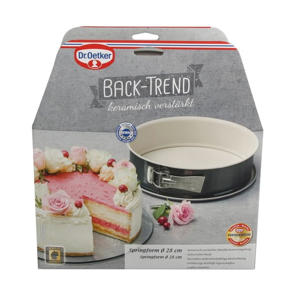 Plieninė torto forma keraminiu paviršiumi Dr. Oetker, ø 28 cm-image-2
