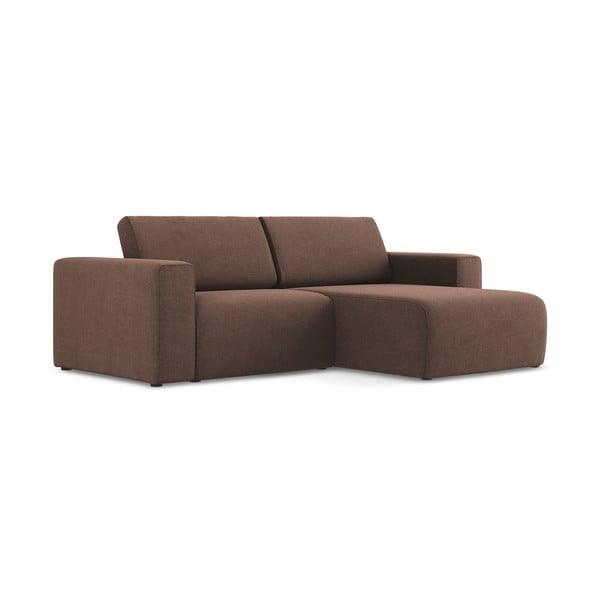 Rožinės spalvos kampinė sofa (su dešiniuoju kampu) Kalea – Makamii-image-2