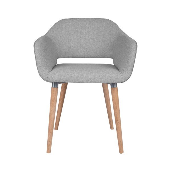 Šviesiai pilka valgomojo kėdė "Cosmopolitan Design Napoli