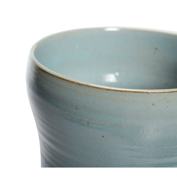 2 mėlynų keraminių gėlių vazonų rinkinys Hübsch Tina-image-2