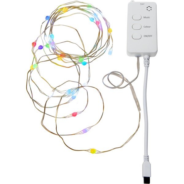 Šviečianti girlianda lempučių skaičius 30 vnt. USB ilgis 300 cm Smart Strip – Star Trading