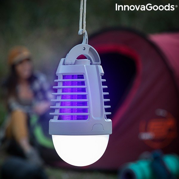Įkraunamas 2-in-1 žibintas nuo uodų InnovaGoods-image-4