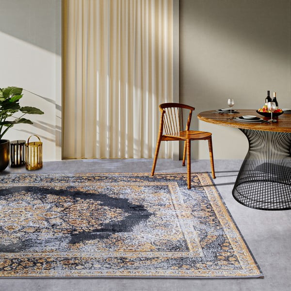 Lauko kilimas antracito spalvos/auksinės spalvos 160x235 cm Martha – Villeroy&Boch-image-1