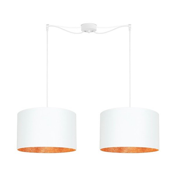 Pakabinamas balto vario spalvos šviestuvas Sotto Luce Mika, ⌀ 40 cm