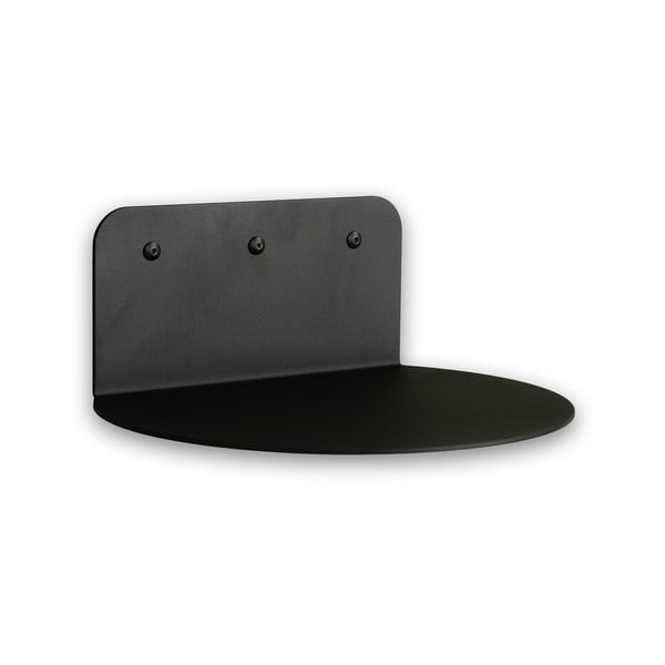 Sieninė lentyna iš metalo juodos spalvos 30 cm Flex – Spinder Design