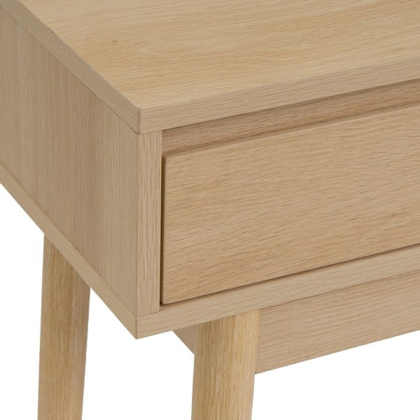 Natūralios spalvos konsolinis staliukas 30x100 cm Iona – Casa Selección-image-3