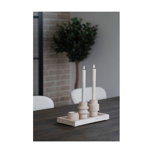 Iš akmens žvakidės arbatinėms žvakutėms 2 vnt. – House Nordic-image-1