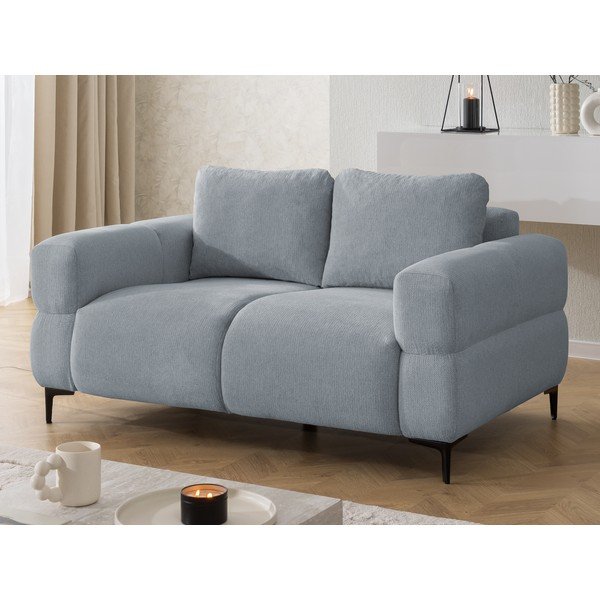 Pilkai mėlynos spalvos sofa 154 cm Helio – Ropez-image-2