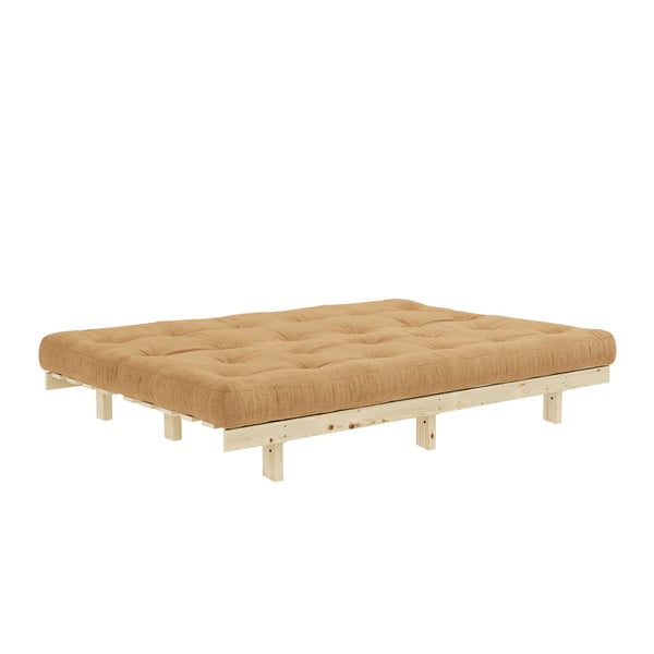 Rudos spalvos sofa lova 190 cm Lean - Karup Design-image-4