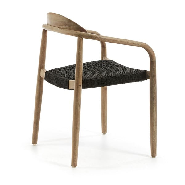 Medinė kėdė su juoda sėdyne Kave Home Glynis-image-2