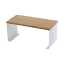 Baltos spalvos/natūralios spalvos iš metalo papildoma virtuvės lentyna 30,5x14 cm Tosca – YAMAZAKI