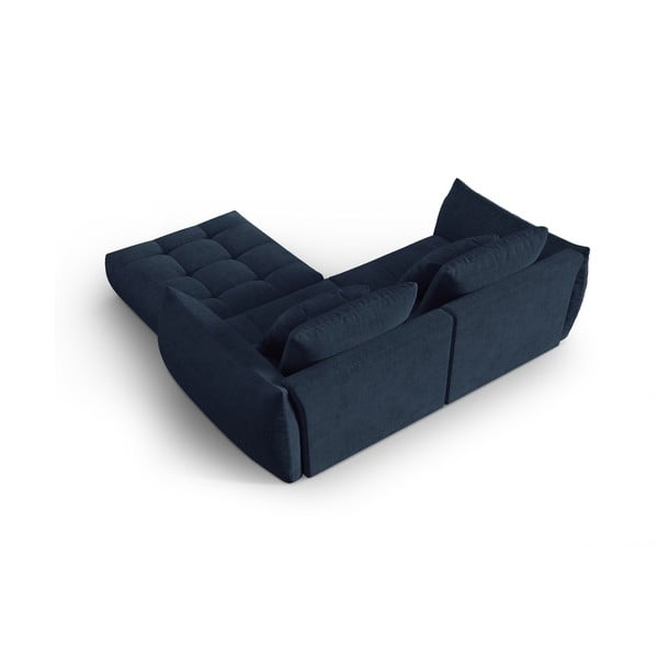 Kampinė sofa tamsiai mėlynos spalvos (kintama) Bloom – Micadoni Home-image-3