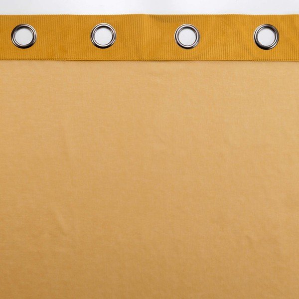 Permatoma užuolaida geltonos spalvos 140x240 cm Casual – douceur d'intérieur-image-3