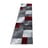 Kilimas bordo spalvos/pilkos spalvos 80x300 cm Hawaii – Ayyildiz Carpets