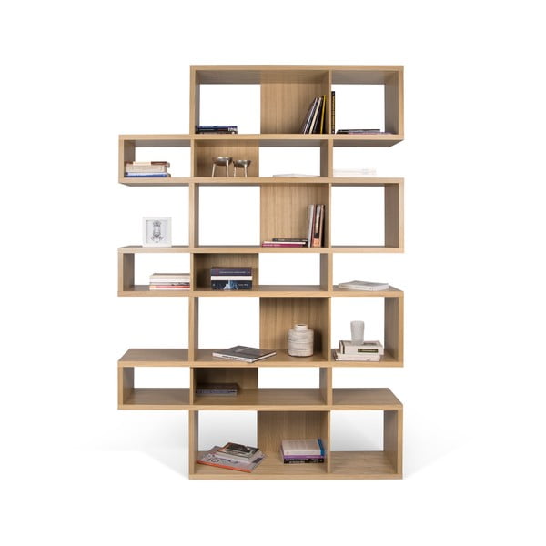 Ruda knygų spinta TemaHome London, 220 x 34 cm-image-4