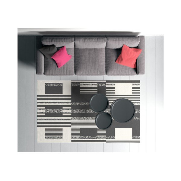 Pilka kiliminė danga Oyo home Suzzo Gurma, 80 x 150 cm