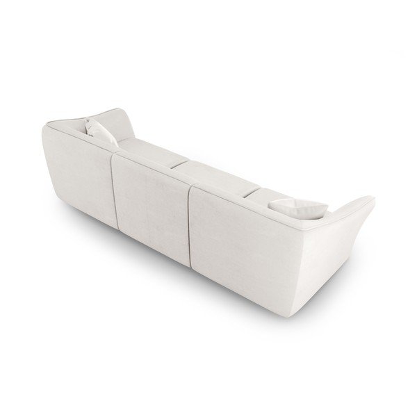 Iš boucle sofa baltos spalvos 292 cm Tokyo – Cosmopolitan Design-image-2