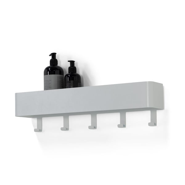 Sieninė baltos spalvos iš plieno vonios lentyna Multi – Spinder Design-image-2