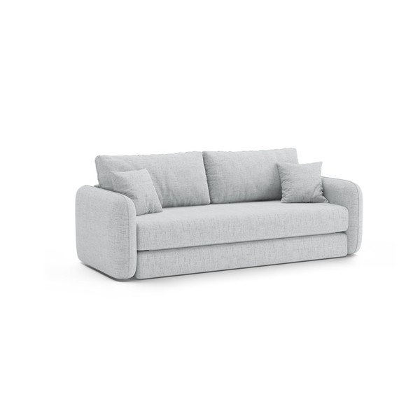 Šviesiai pilkos spalvos sulankstoma sofa 225 cm – Micadoni -image-3