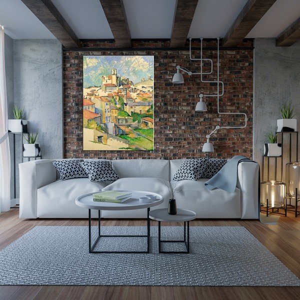 Paveikslo reprodukcija 50x70 cm Gardanne, Paul Cézanne – Fedkolor-image-1