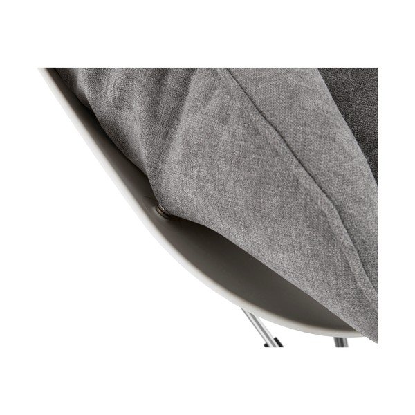 Pilka supamoji kėdė Kokoon Polochon-image-1