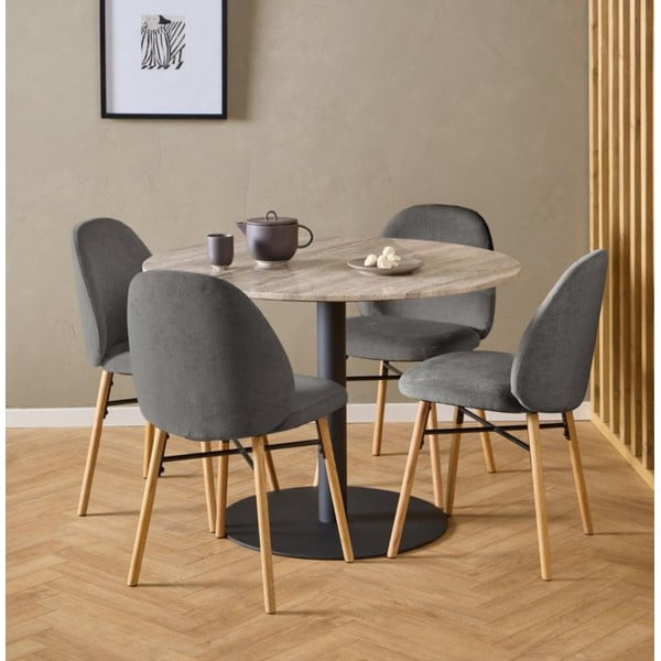 Valgomojo kėdė pilkos spalvos Sophia – Actona-image-1