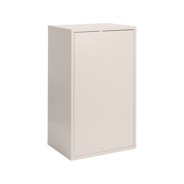 Sieninis šviesiai pilkos spalvos skalbinių krepšys Laundry Box – ReCollector