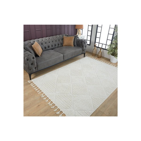 Smėlio spalvos kilimas 150x100 cm Shaggy - Mila Home-image-1