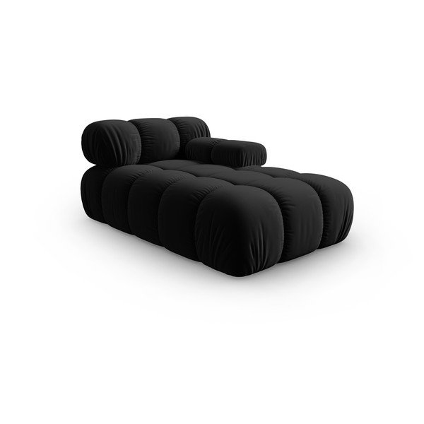 Gultas juodos spalvos iš velveto (su dešiniuoju kampu) Bellis – Micadoni Home-image-3