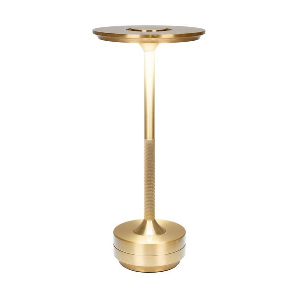 Stalinis šviestuvas auksinės spalvos LED (aukštis 28,5 cm) Shipham – House Nordic