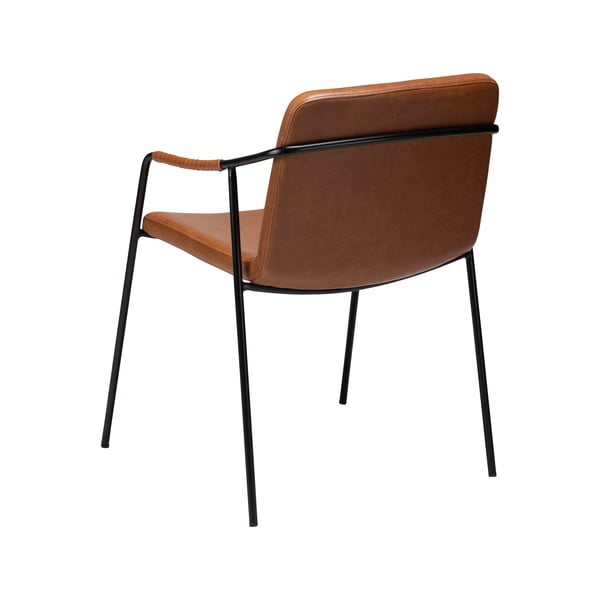 Ruda valgomojo kėdė iš dirbtinės odos DAN-FORM Denmark Boto-image-3