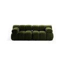 Iš boucle sofa žalios spalvos 188 cm Bellis – Micadoni Home