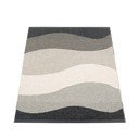 Pilkos spalvos lauko ir vidaus kilimas 70x100 cm Urvi Metal – Pappelina