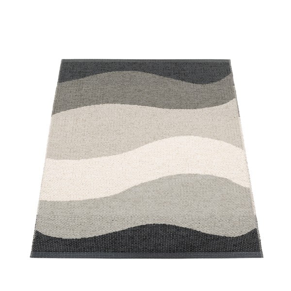 Pilkos spalvos lauko ir vidaus kilimas 70x100 cm Urvi Metal – Pappelina