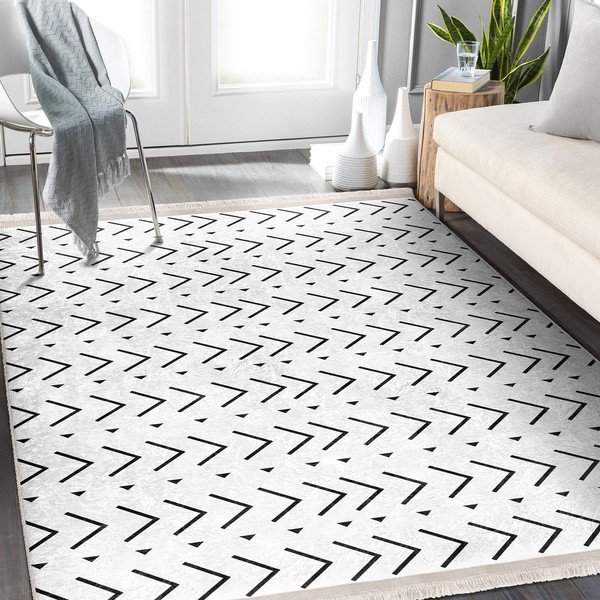 Baltas kilimas 160x230 cm - Mila Home-image-3