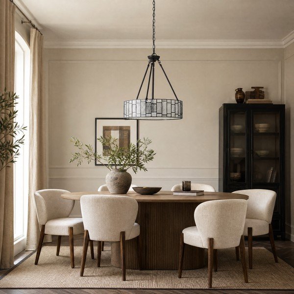 Iš metalo kabantis šviestuvas ø 46 cm su stiklo gaubtu Waldorf – Premier Housewares-image-2