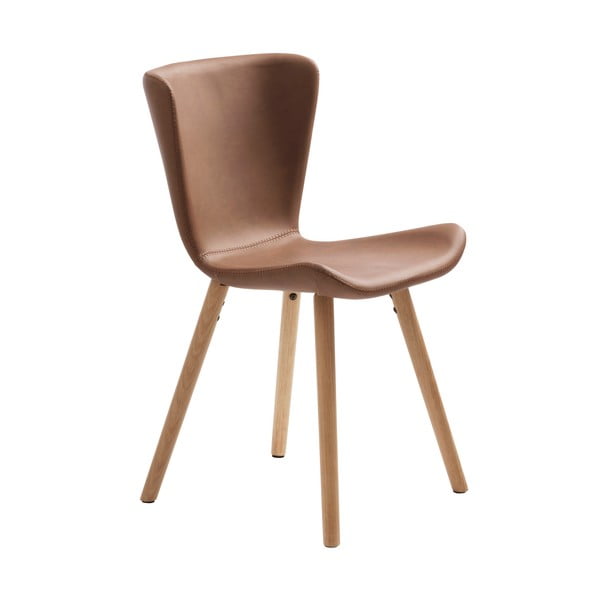 Rudos spalvos iš metalo valgomojo kėdės 2 vnt. Teslin – Unique Furniture