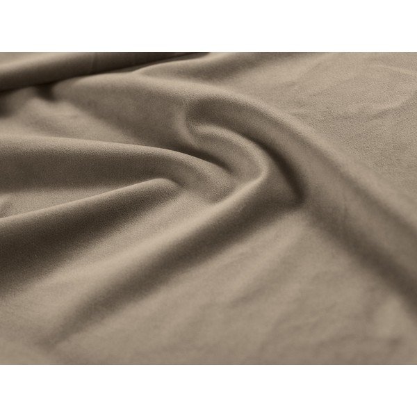 Smėlio spalvos aksominė kampinė sofa Mazzini Sofas Madara, kampas dešinėje-image-1