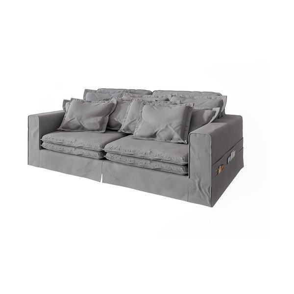 Šviesiai pilkos spalvos sofa 236 cm Nora – Ropez-image-2