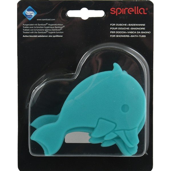 Vaikiškas neslystantis kilimėlis voniai 12x8 cm Dauphins – Spirella-image-1
