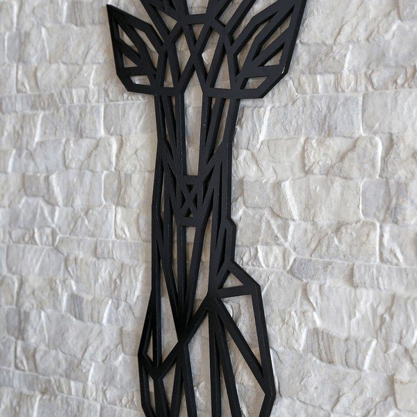 Juoda sienų dekoracija Deer, 39 x 65 cm-image-3